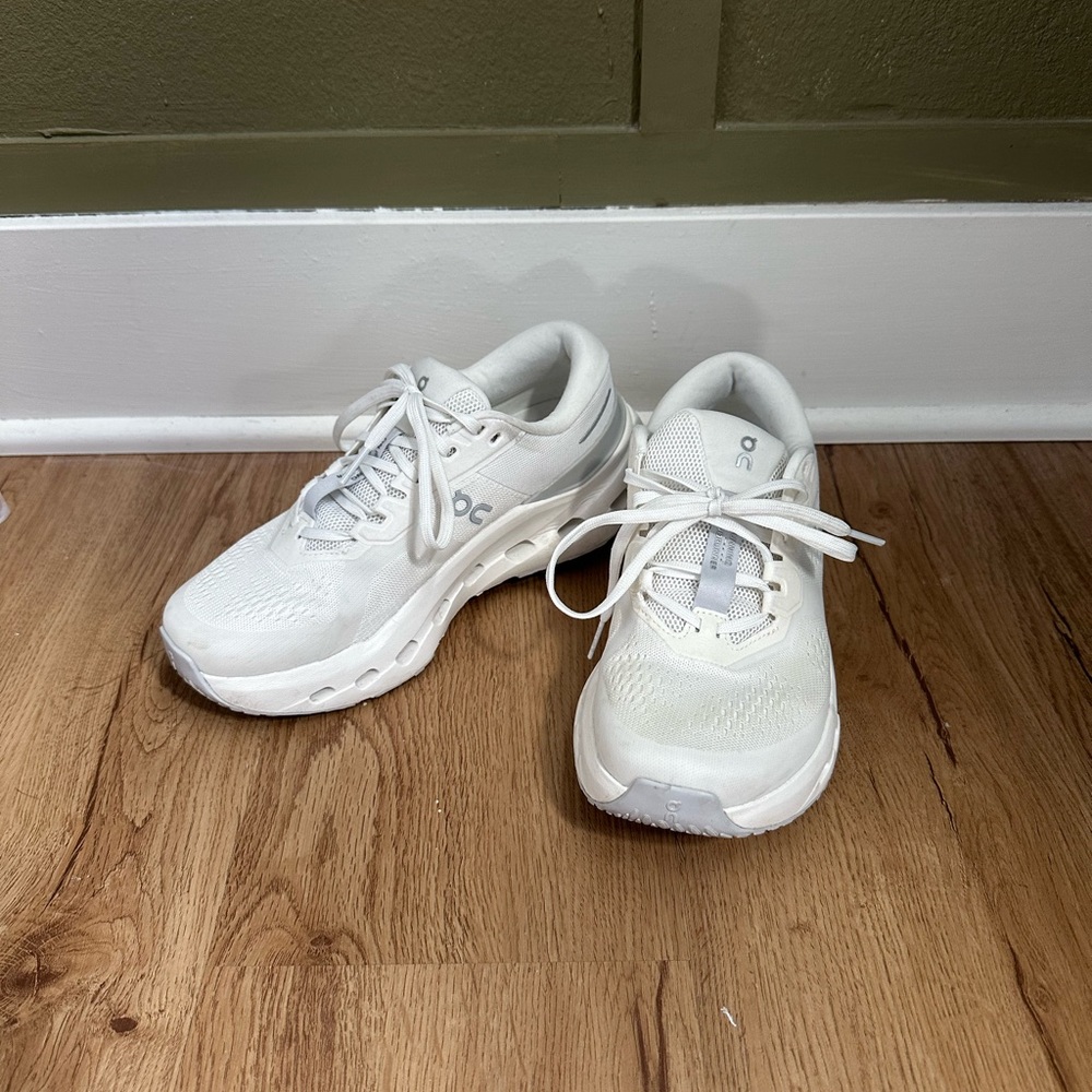 On Running Women's White Athletic Shoes